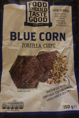 Blue corn tortilla chips - 8410076482365