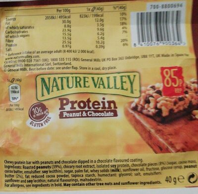 Protein peanut & chocolate - 8410076900364