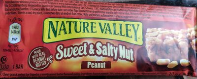 Sweet and Salty Nut Peanut Cereal Bar - 8410076900401