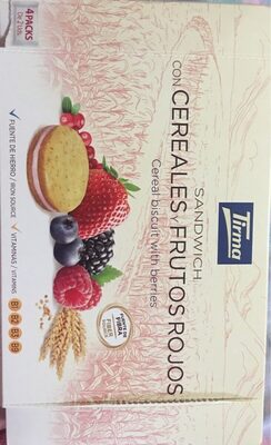 Galletas de cereales y frutos rojos - 8410085000116