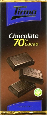 Tableta de chocolate negro 70% cacao - 8410085219990