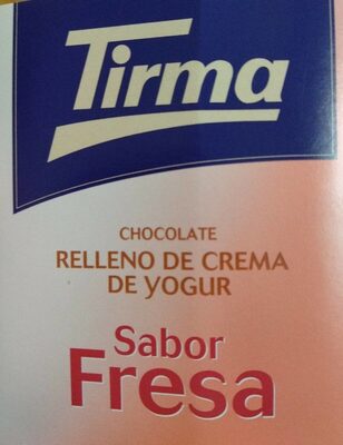 Chocolate relleno de crema de yogur sabor fresa - 8410085250009