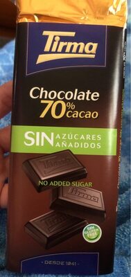Chocolate 70% cacao - 8410085253116