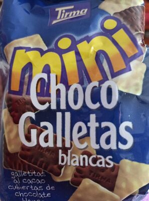 Mini choco galletas blancas - 8410085886826