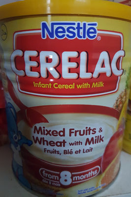 Nestle Mixed Fruits & Wheat With Milk Baby Cereal - 8410100181509