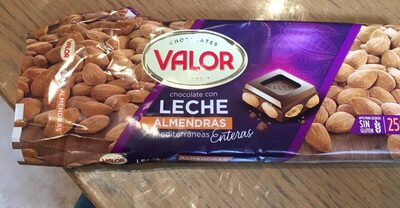 Valor chocolates, milk chocolate with marcona almonds - 8410109000078