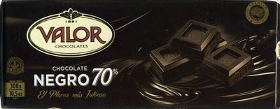 Tableta de chocolate negro 70% cacao - 8410109000542