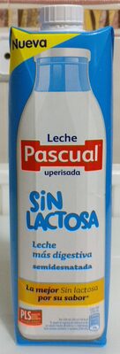 Leche semi sin lactosa - 8410128750008