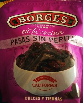 Pasas de California sin pepitas estuche 150 g - 8410148500270