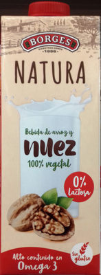 Natura bebida de nuez vegetal lactosa sin gluten - 8410148505930