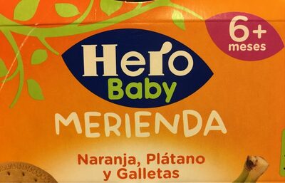 Merienda naranja, platano y galletas - 8410175040220