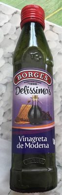 Vinagreta De Modena Delissimo's Cristal Borges - 8410179013114