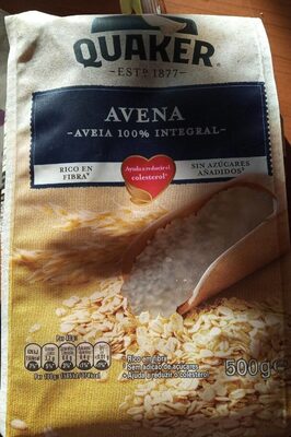 Quaker Avena 100% integral - 8410199016164