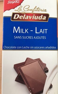 Tablette sans sucres ajoutés Chocolat lait - 8410223607030
