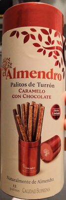 Palitos de turrón caramelo con chocolate - 8410223905921