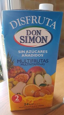 Zumo D.simon Disfruta Multifrutas S / Azucar Brick 2L