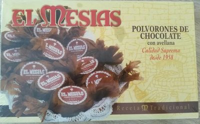 Polvorones de chocolade con avellana - 8410267310026