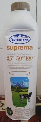 Suprema leche desnatada sin lactosa sin materia