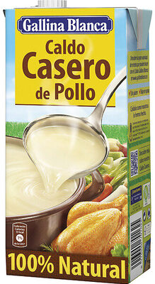 Caldo de pollo casero 100% natural envase 1 l