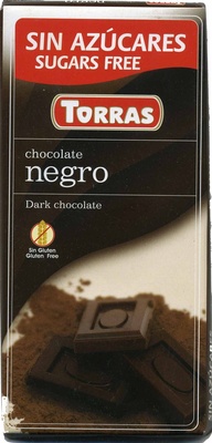 Tableta de chocolate negro edulcorado 52% cacao - 8410342005601