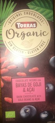 Xocolata Negre Amb Baies De Goji I Acai Eco - 8410342006707