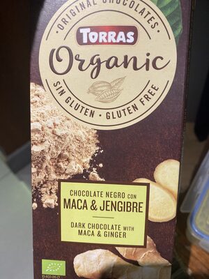 Chocolate Negro Maca / Jengibre S / Glu 100GR. - 8410342006738