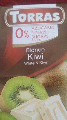 Chocolat blanc et kiwi - 8410342007001