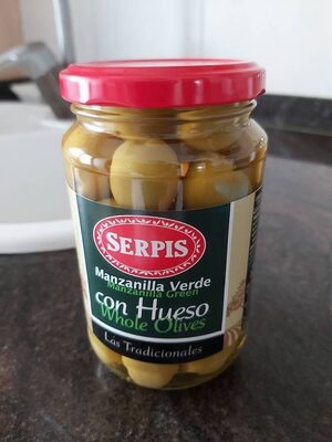 Aceitunas manzanilla verde con hueso - 8410344700214