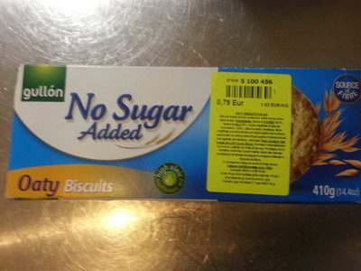 Gullon No Added Sugar Oaty Biscuits - 8410376047035