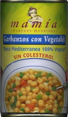 Garbanzos con vegetales - 8410465008565
