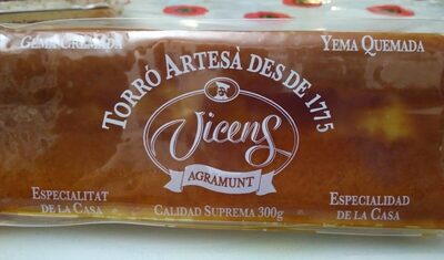 Turrón de yema quemada - 8410495080340