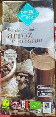 Bebida ecológica arroz con cacao - 8410509000791