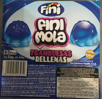 Frambuesas rellenas - 8410525243479