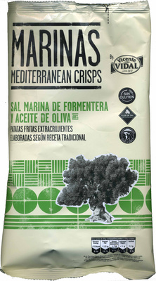 Patatas fritas lisas Marinas Con aceite de oliva - 8410573100137