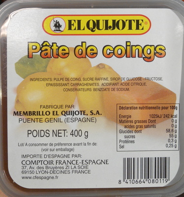 Pâte de coings - 8410664080119