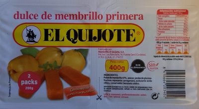 Dulce de membrillo primera pack 2 estuche 200 g