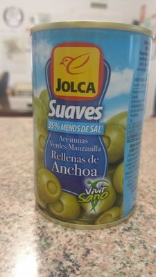 Aceitunas verdes manzanilla rellenas anchoa - 8410667021010