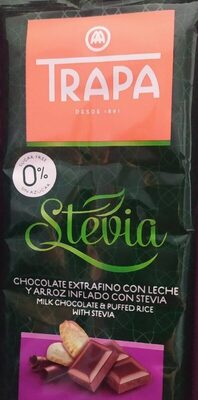 Chocolate extrafino con leche y arroz inflado con stevia - 8410679030055