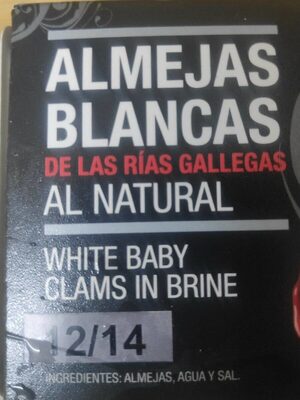 Almejas blancas al natural - 8410721112388