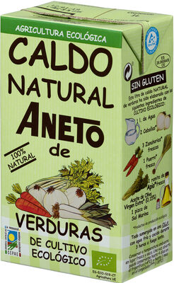 Caldo Natural Aneto de Verduras de Cultivo Ecológico - 8410748302007