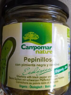 Pepinillos con pimienta negra y comino - 8410791002725