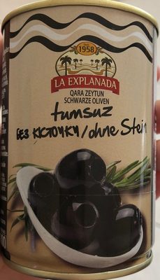 Olives noires dénoyautées - 8410791505622