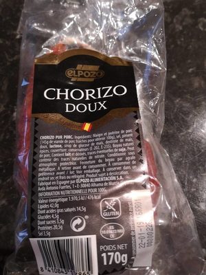 Chorizo doux - 8410843117865