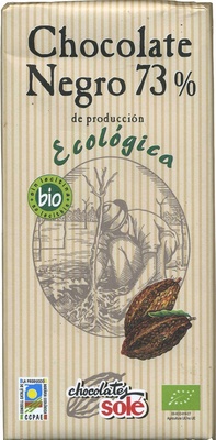 Tableta de chocolate negro 73% cacao - 8411066002990