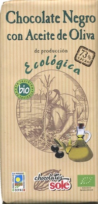 Tableta de chocolate negro con aceite de oliva 73% cacao - 8411066003102