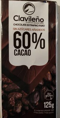 Chocolate extrafino puro 60% cacao - 8411273001250