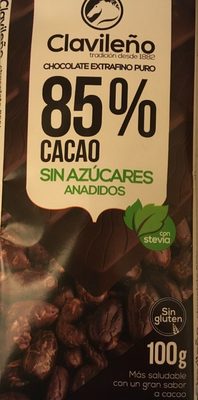 Chocolate extrafino puro cacao sin gluten, sin - 8411273001854