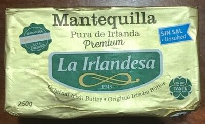 MANTEQUILLA SIN SAL - 8411293010027