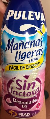 Mañanas Ligeras leche desnatada sin lactosa