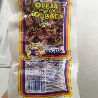 Oreja de cerdo cocida adobada - 8411713212185